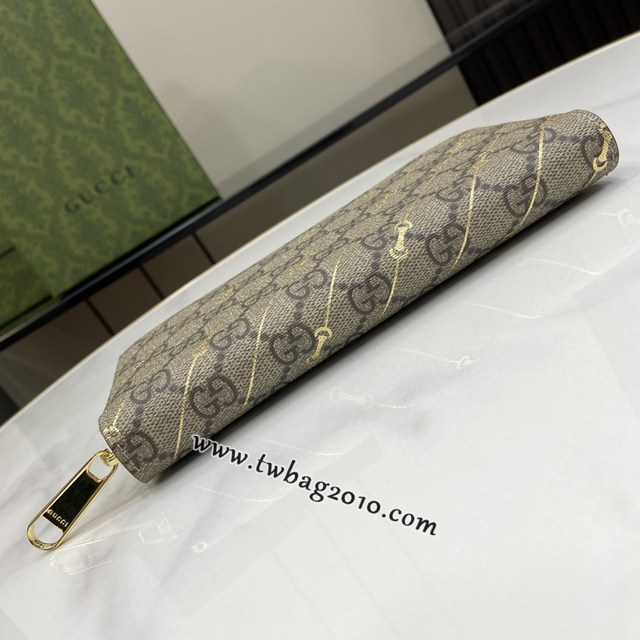 gucci專櫃新款錢包錢夾 古馳馬銜扣印花長夾錢包 jcp1747